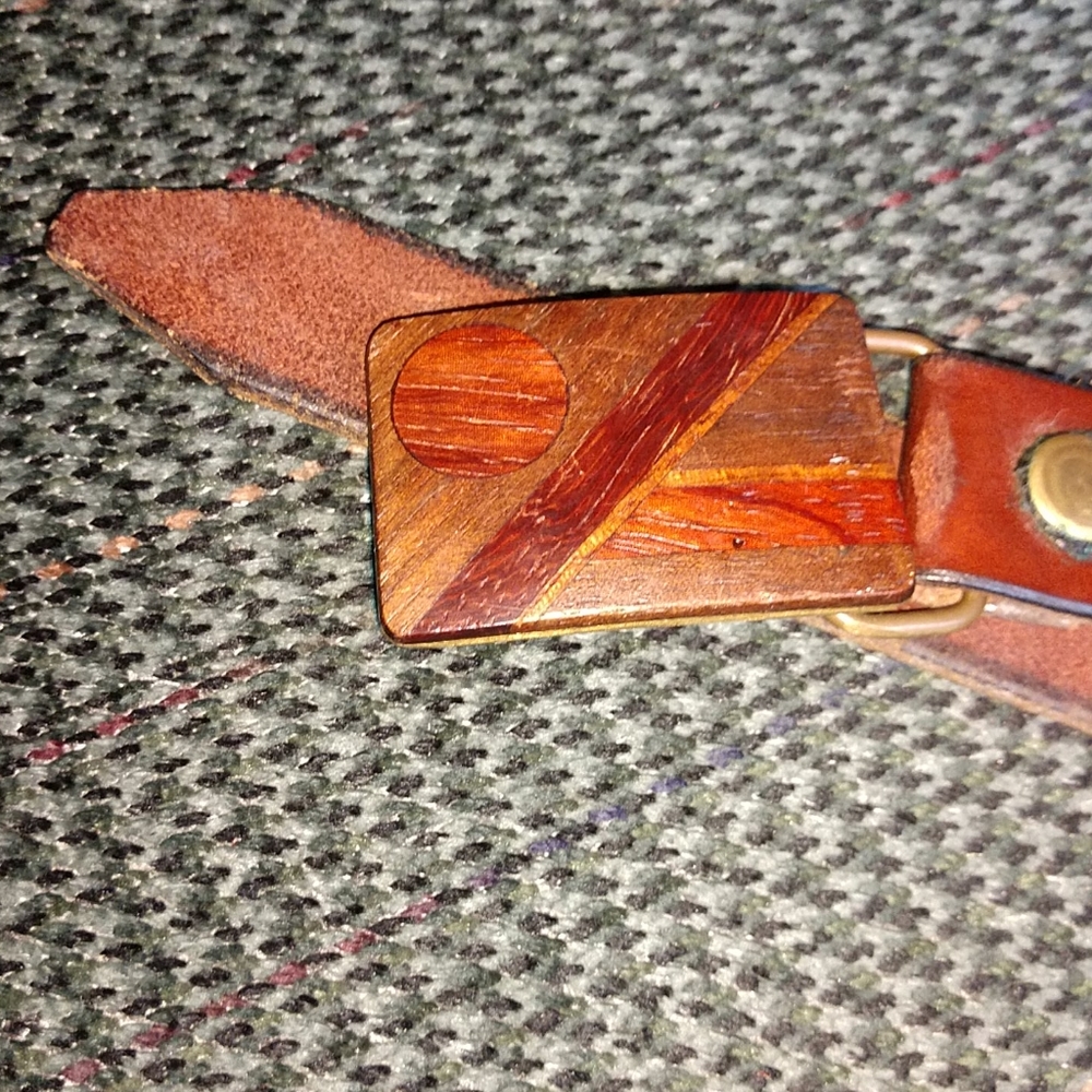 Vintage leather belt